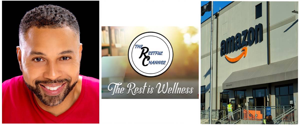 A collage of three different pictures with the rest is wellness logo.